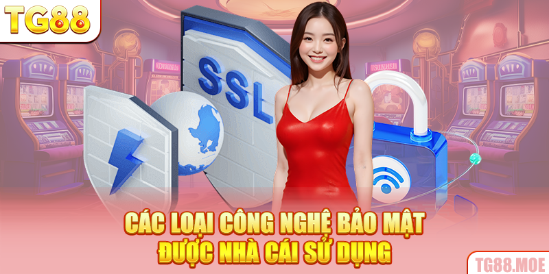 Các loại công nghệ bảo mật được nhà cái sử dụng